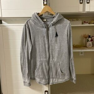 Grey Zipper Sweater by Roxy